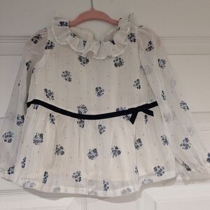New with tags Janie and Jack floral blouse 18-24 months